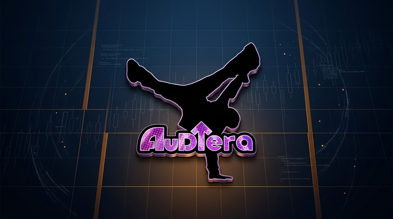 Crypto price chart showing Audiera BEAT token spiking around 86% in a single day