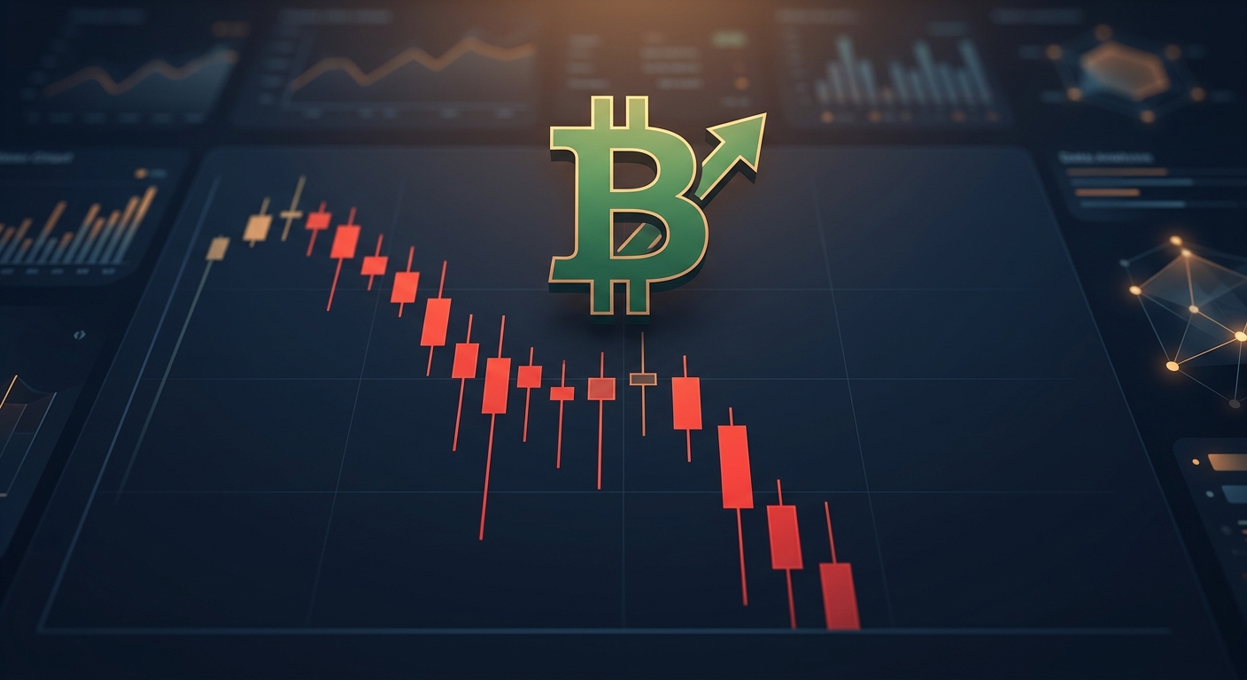Bitcoin Cash price chart showing a 9.4% single-day decline to around $202.84